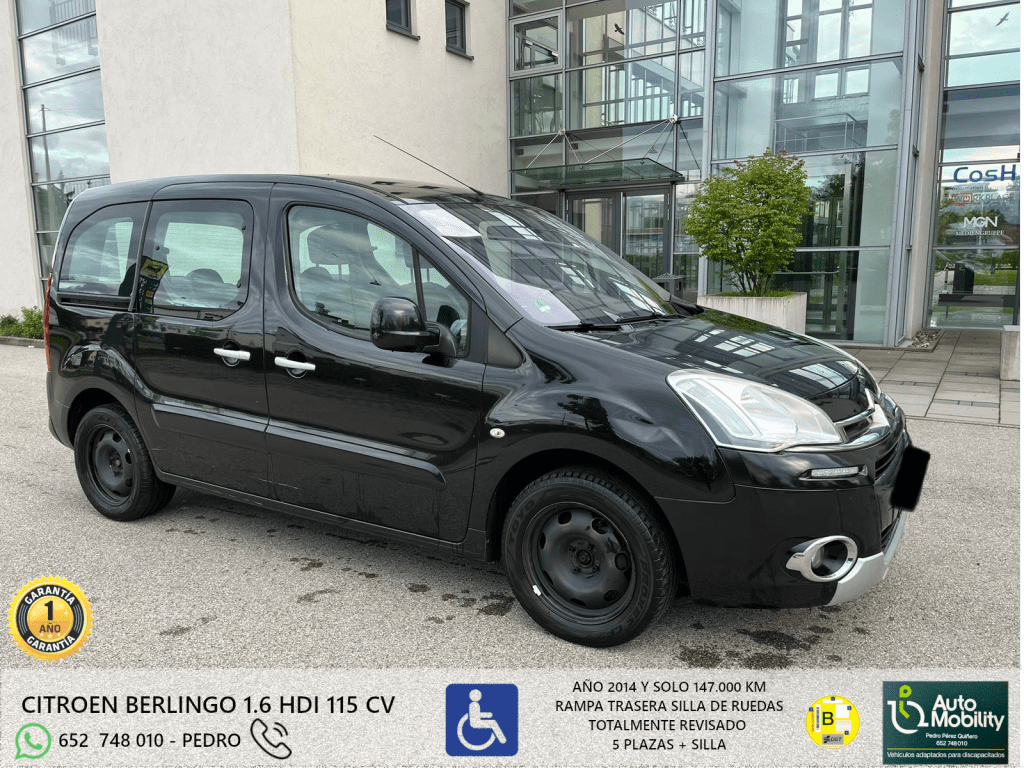 citroen berlingo adaptada silla de ruedas