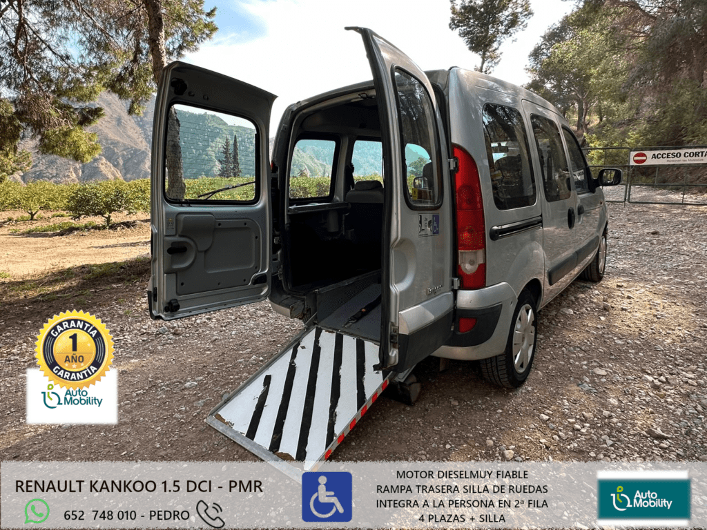 KANGOO PLATA adaptada silla de ruedas