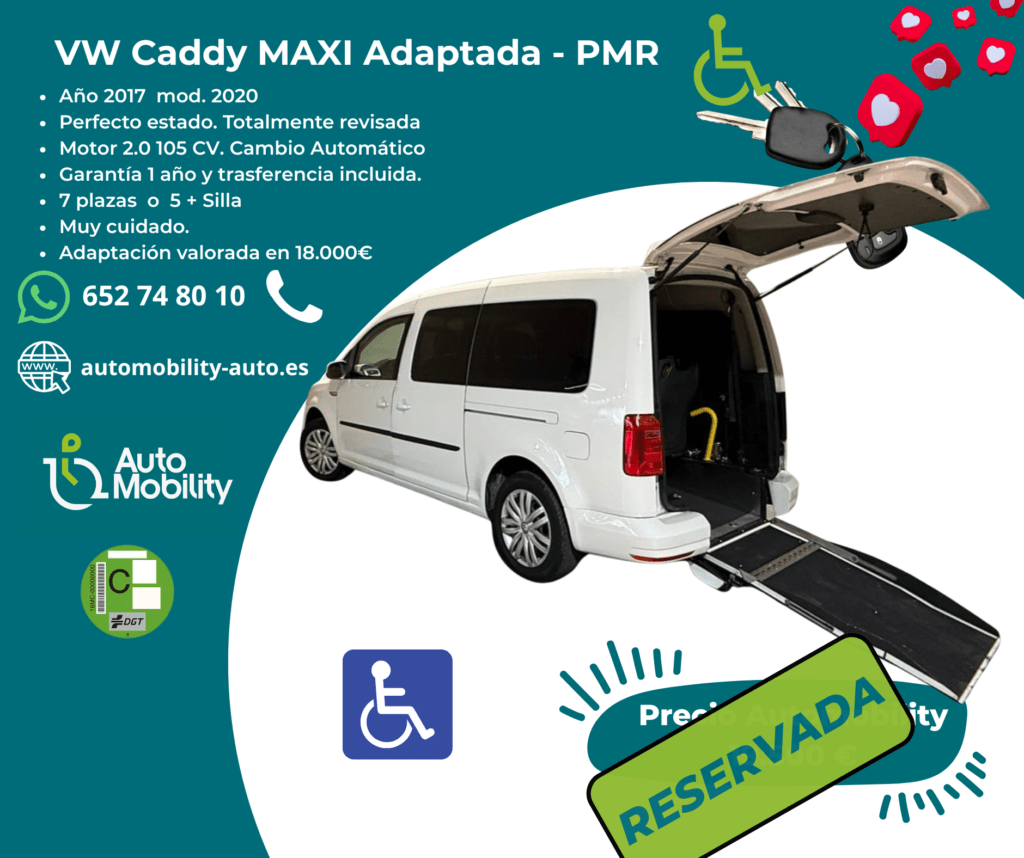 Volkswagen Caddy Maxi Adaptada Edition Automática