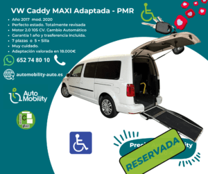 Volkswagen Caddy Maxi Adaptada Edition Automática