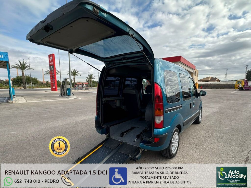 renault kangoo adaptada silla de ruedas