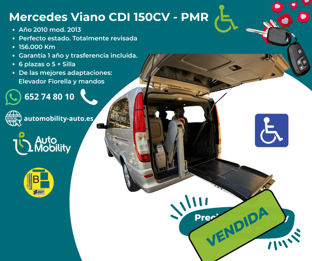 Mercedes Viano Adaptada Ocasión