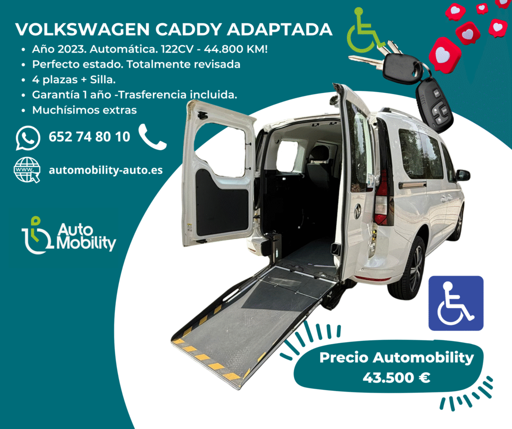 Volkswagen caddy adaptada automatica