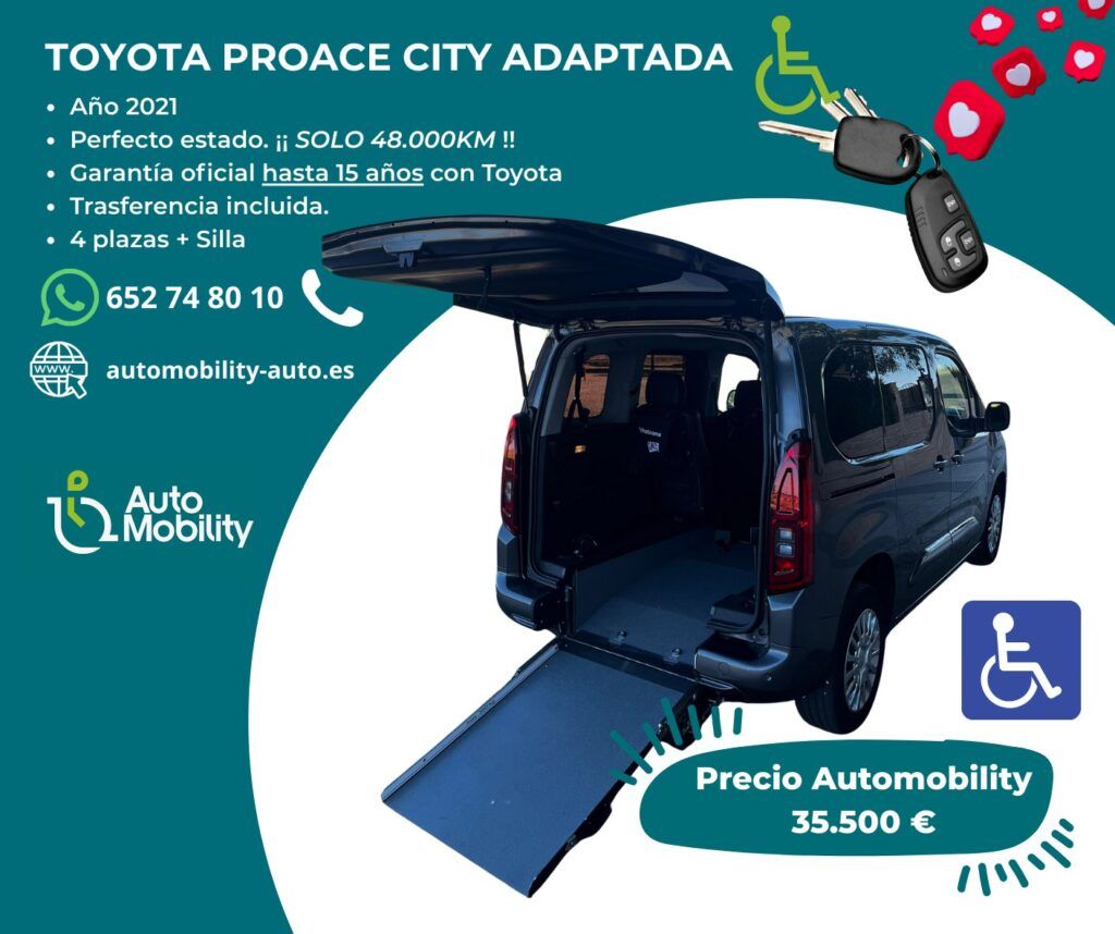 Toyota Proace City Adaptada Garantía