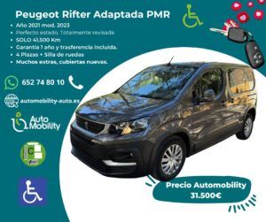 Peugeot Rifter Adaptada Reestreno
