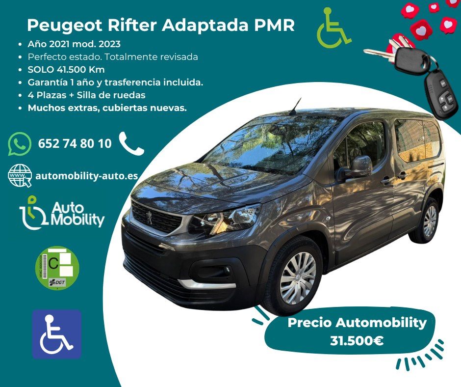 Peugeot Rifter Adaptada Reestreno
