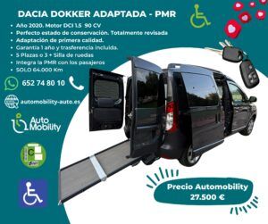 Dacia Dokker Adaptada Altura