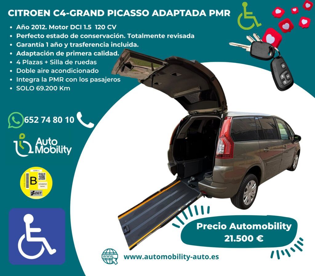 Citroën C4 Grand Picasso Adaptada Premium