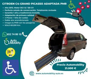 Citroën C4 Grand Picasso Adaptada Premium